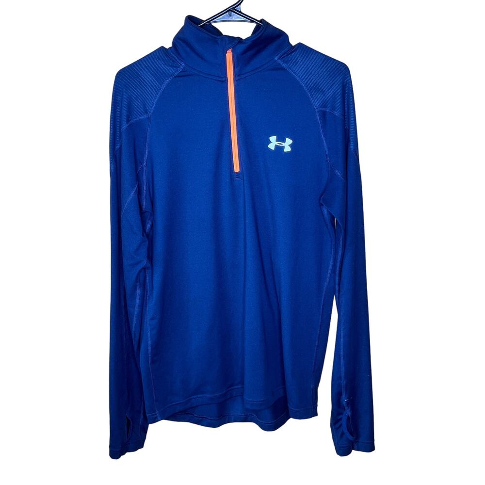 Under Armour Blue Quarter Zip Pullover S